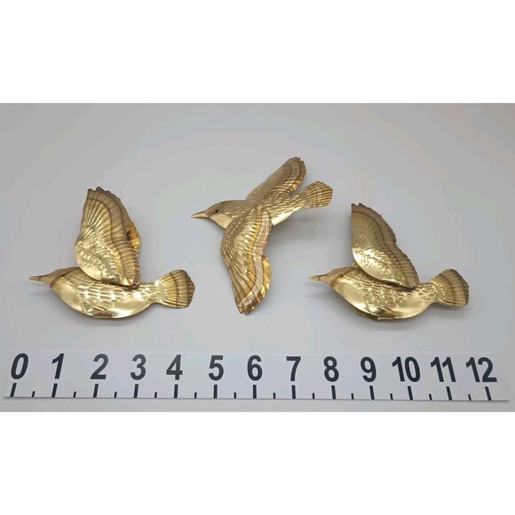 Home Interiors Gold Bird Wall Accents - Picture 2 of 7
